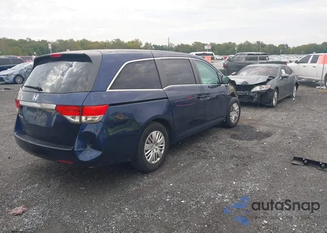 2016 Honda Odyssey Lx from USA, damaged, VIN 5FNRL5H22GB077403
